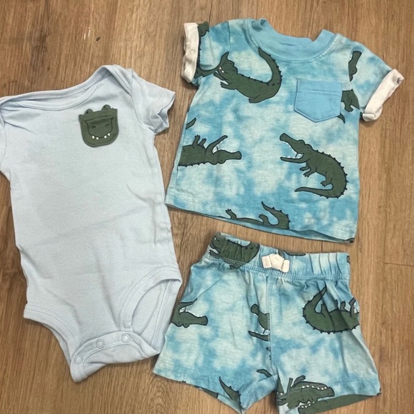 12 month ALLIGATOR 3 piece set GUC - Picture 4 of 4